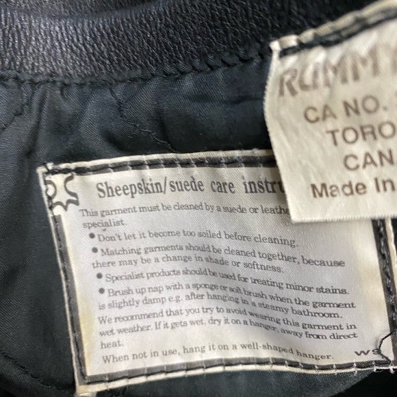 Vintage sheep leather 70’s jacket - Picture 4 of 5